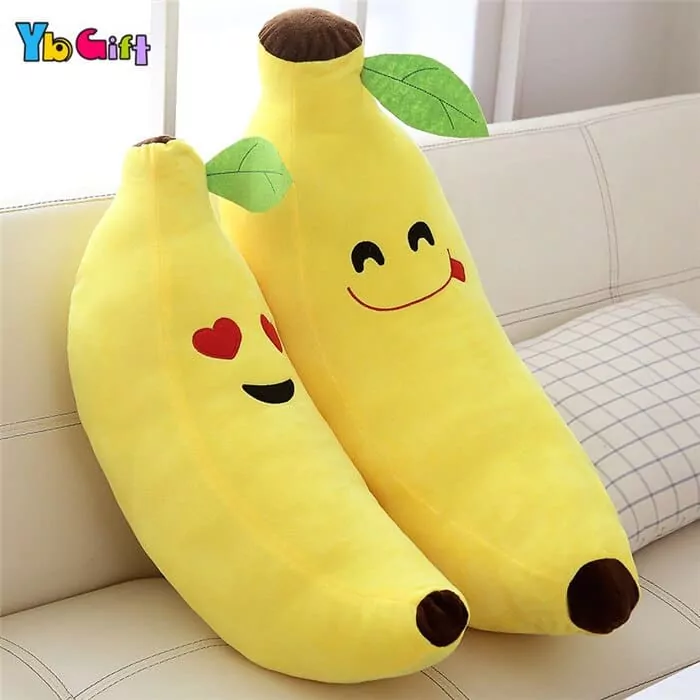 Kawaii Banana Plush Pillow – My Heart Teddy